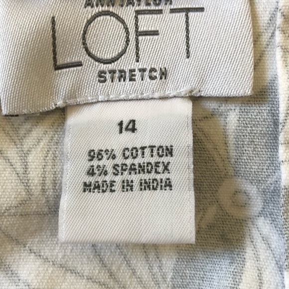 Loft Floral Stretch Skirt - Picture 6 of 6